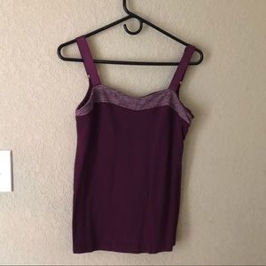 Lululemon purple tank size 10